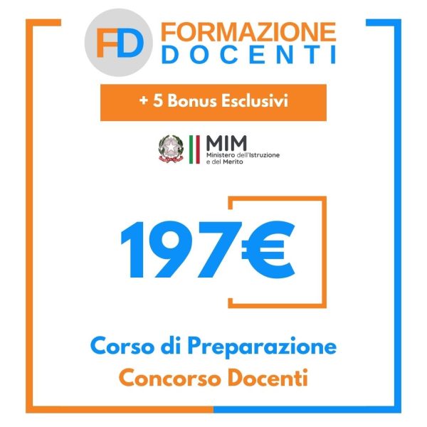 Corso di Preparazione Concorso Docenti
